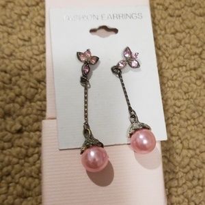 Light pink  Dangling earrings